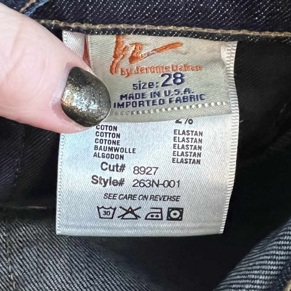 Citizens Of Humanity Amber Stretcg High Rise Bootcut Dark Indigo Jeans Size 28 - Picture 8 of 9